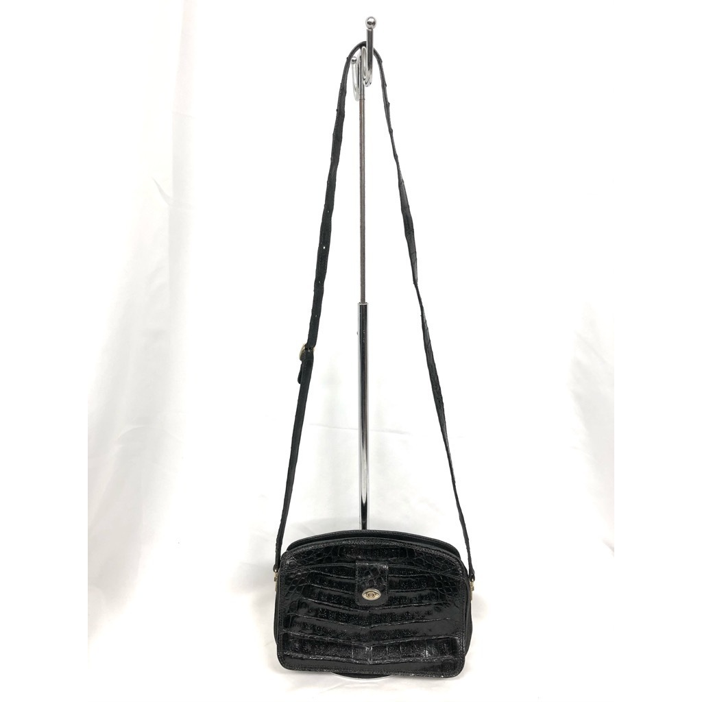 Gucci Bag Crocodile Leather Black Shoulder Gucci Bag Crocodile Leather Black Shoulder